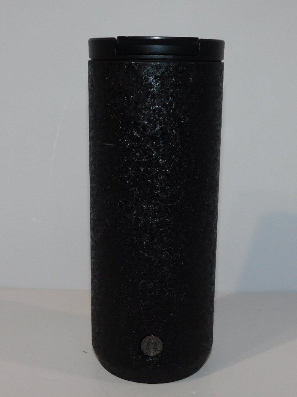 Starbucks  Black Ice Textured 12 oz Stainless Steel 7" Travel Tumbler 2020